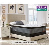 Ashley Sleep Calm Euro Top 14" Mattress Fella Design 14 inch Mattress Super Single Euro Queen Euro K