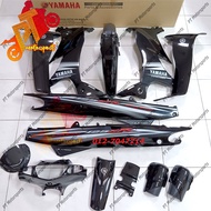 Yamaha 125ZR Black Cover Set Stripe No 10 Black Skala Hitam  OEM / HLY Original Set