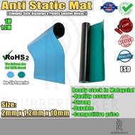 ESD Anti Static Rubber Mat, rubber sheet, rubber mat (2mm x 1.2m x 10m)