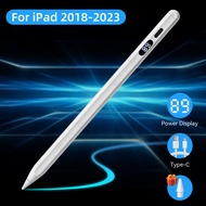 For iPad Pencil With Digital Power Display / Palm Rejection / Tilt-Sensitive Function For 2018-2023