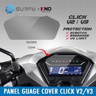 KNO Click 125/150 v2/v3 Panel Gauge Screen Protector 9D Anti-Scratch Anti-Breakage Anti-Uv Light