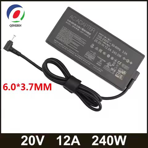 20V 12A 240W 6.0*3.7MM Charger ADP-240EB B Laptop Adapter For ASUS ROG Strix Scar 15 GX550LXS RTX208