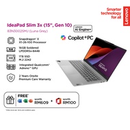 Lenovo Ideapad Slim 3X 83N3002SMJ (Snapdragon® X X1|16GB | 1TB SSD | 15.3" WUXGA IPS |W11H|Home24|2Y