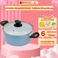 Elmich Non-Stick Aluminum Pot - Califonia -Use gas Stove, Infrared, Aluminum Material, Non-Stick Safe