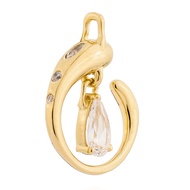 Haus of Jewelry - SS24 EVIL EYE AMULET CHARM ชาร์มเงินแท้ ประดับเพชรคิวบิกเซอร์โคเนีย (The stones ar