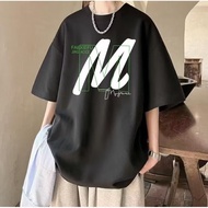 M-8XL Street Wear Printed Short T Japanese Style Loose ins University Couple Large Size Half Sleeve 