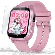 Cosjoype Kids Waterproof Smart Watch, 32 Games HD Touchscreen Kids Watch with Dual Camera Music Play