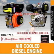 Mesin Penggerak Solar Engine Diesel 5 Hp Matsumoto Mdx 170 F Mdx-170F