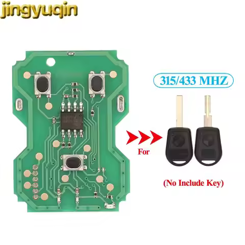 Jingyuqin Remote Car Electronic Circuit Board 315/433MHZ Without Chip For BMW E31 E32 E34 E36 E38 E3