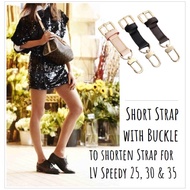 Short Strap with Buckle for LV Speedy 25, 30 and 35