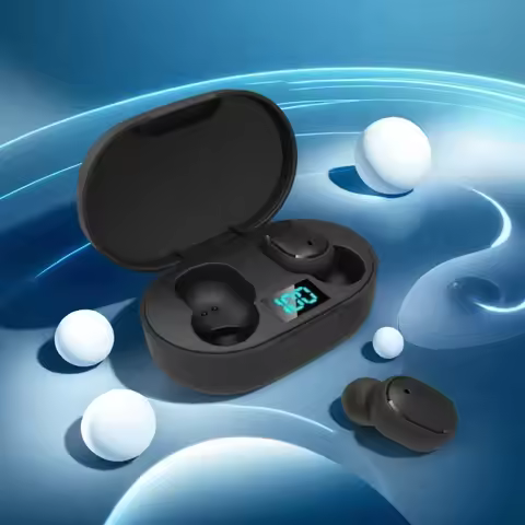 E6S Wireless Bluetooth Earphones Wireless Headphones TWS Headset Cancelling Earbuds with Microphone 