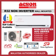 ACSON R32 Air-conditioner AVO Non-Inverter Aircond A3WM/A3LC 1.0HP 1.5HP 2.0HP 2.5HP