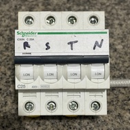 Schneider MCB iC60N 4P 25A