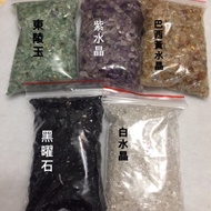 {Five Elements Warehouse} Five Crystal Crushed Stone Fine 3-5mm 5-7mm 100g Per Pack