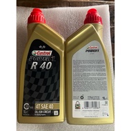 CASTROL 4T POWER 1 ORIGINAL RACING R40 4T SAE 40 OIL FOR CIRCUIT 💯💯💯