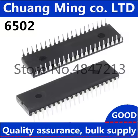 Mos 6502 MOS6502 6502AD R65C02AP R65C02P MOS-6502 6502B R6502AP G65SC02P-3 RP65C02G UM6502A SYU6502A