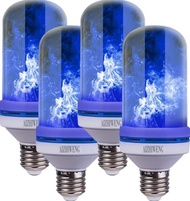 Bigsale Flame Light Bulb 4 Pack Blue Led Flame Effect Light Bulb