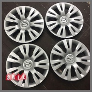 ฝาดุมล้อมาสด้าสอง MAZDA 2 ทำสี 4 ฝาครอบกะทะล้อ ขอบ 15 นิ้ว Wheel cover size 15 inch มาสด้า2 ฝาล้อ ฝา