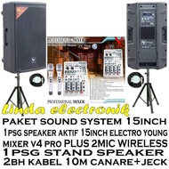 Murah Murah Sound Sytem 15inch Electro Young Dan Vpk V4 Pro