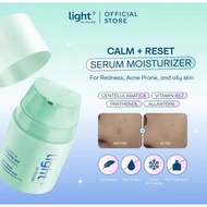 WARDAH Light Plus Calm+Reset Serum Moisturizer For Acne, Redness, and Body Care | With Cantella, Vit