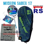 RS Micron Saber 17 Player Control 3U Badminton Racket Original Badminton Racket/
