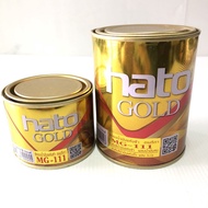 สีน้ำมันสีทอง สีทองอะครีลิค Mg-111 (อเมริกา) ทองคำอร่าม Hato สีน้ำมัน อะครีลิค ทาเหล็ก ทาไม้ สีทอง ท