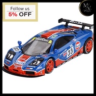 MINI GT 1/64 McLaren F1 GTR Le Mans 1996 #33 Diecast Model - Perfect for Collectors