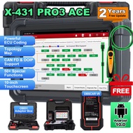 2025 new LAUNCH X431 PRO3 ACE Car Diagnostic Tool Key Programming ADAS Topology Map CAN FD Full Syst