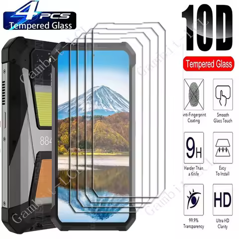 4PCS For Unihertz 8849 Tank 4 Pro Screen Protective Tempered Glass ON Tank4Pro Tank2Pro Tank2 2Pro T