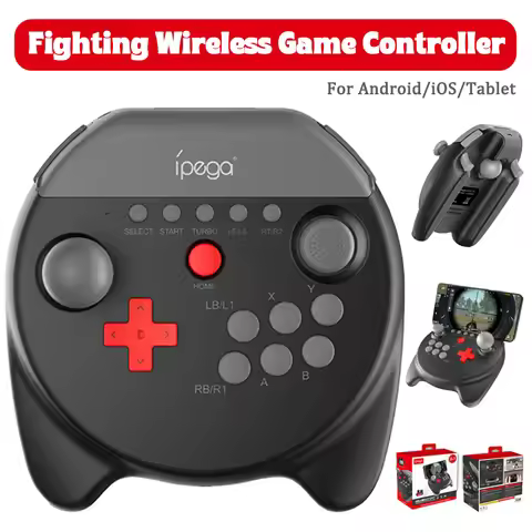 iPega PG-9191 Wireless Game Controller for Android/iOS/Tablet with Dual joystick Fighting Plug-and-P