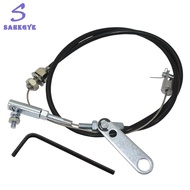 greatbuy666-24 Inch Universal Throttle Cable Kit W/ Mounting Bracket for Hot Rod Rat Rod SB Carter C