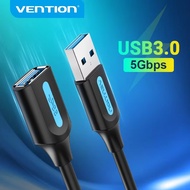Vention USB Extension Cable USB 3.0 2.0 Extender Cord for Smart TV SSD Xbox One Laptop PC Fast Speed
