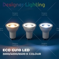 Designer Lighting [1pc ECO GU10 LED Bulb] 4.7w LED Bulb Daylight/Coolwhite/Warmwhite (ECO-GU10)
