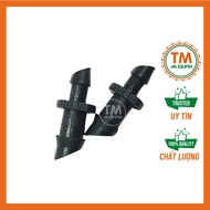[Pack of 100] Black 5mm to 8mm coupling - convert from 5x7mm LDPE pipe to 8x10mm LDPE pipe
