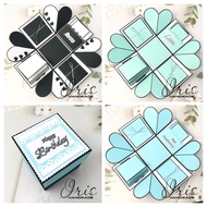 Love Box 1 layer of photo stickers/ Birthday and anniversary gifts/ Meaningful gifts