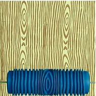 Wood pattern paint Roll oil paint