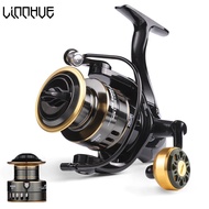 HE2000 HE3000 Series Reel Pancing Galatama Fishing Reel 5.2:1 Gear Ratio 10Kg - Black