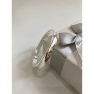 S999 pure plain silver bracelet, 7mm large, thick, solid piece, brand Q T Silver Jewelry