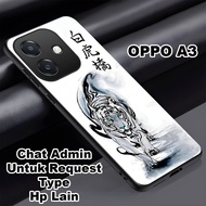 Glossy glitter Softcase for type OPPO A3 5G tiger motifhp Oppo A3 5G case can also be used for all s