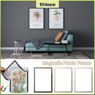 THISEPH Magnetic Picture Frames, Self Adhesive A3 A4 8.5x11inch Magnetic Photo Frame, Wall Home Deco