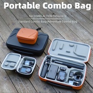 All-in-one Portable Bag for OSMO ACTION 5 Pro/4/3 Shock-absorbing Pressure-resistant Case Cover PU+E