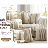Backrest Pillows - Sofa Pillows - Square Pillow Decorated With European Style