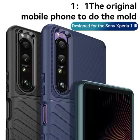 Luxury Slim Armor Phone Cover For Sony Xperia 1 III Shockproof Matte Case for sony 1iii