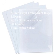 A3+ Inkjet Transparent Vinyl Sticker A3+ - 32.5cm x 48.5cm