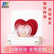 Creative Heart Model 520 Gift 3d Notepad Valentine's Day Small Gift Tanabata Gift Three-Dimensional 