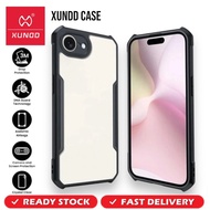 Xundd Case For iPhone 16E Case iPhone 16e Airbags Shockproof Transparent PC + TPU Protective Back Co