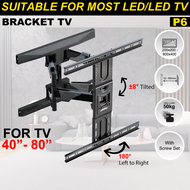 TV Bracket 40-80 Inch TV LED LCD Bracket Full Motion Adjustable 40-80 Inch Swivel TV Wall Mount - P6