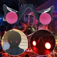 appleinmyeyes Led Luminous Glow Glasses Funny Red Eyes Kids Halloween Prop Glasses Carnival Clown Ma
