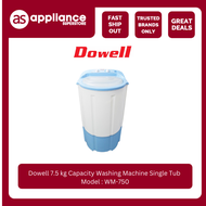 Dowell 7.5 kg Capacity Washing Machine Single Tub WM-750