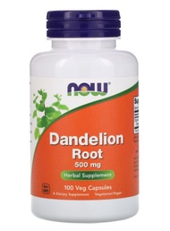 Now Foods Dandelion Root 500 mg [ 100 Veg Capsules ] natures Way Dandelion Root natural Factors Dand